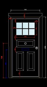 security doors drawing