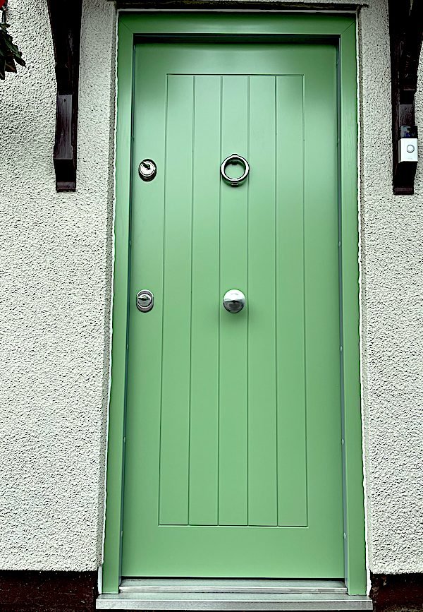 Contemporary design highest security RC4 door in a house.