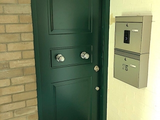 Most secure doors installed in Cambridge which have interesting two knob from the same side design.