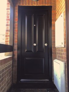 black security doors in London