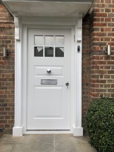 white security doors