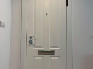 WHITE SECURITY DOORS