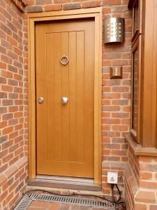 wooden security doors