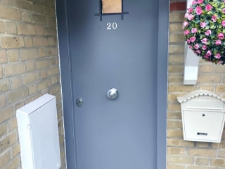 high security door glass