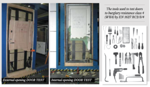 burglar proof door testing