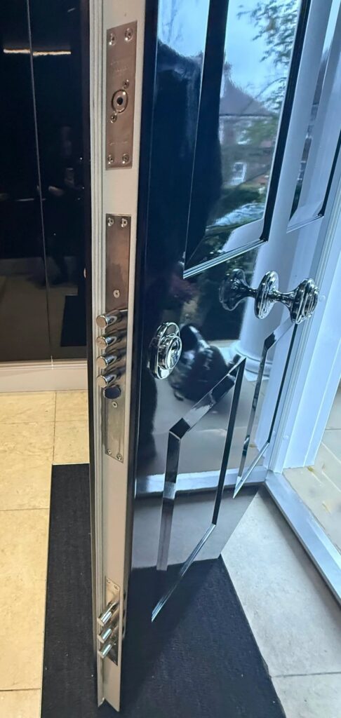 installed high security doors