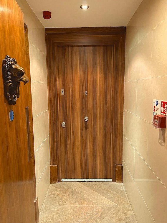 Bullet proof doors with 120 min fire resistance upgrade installed in W11.