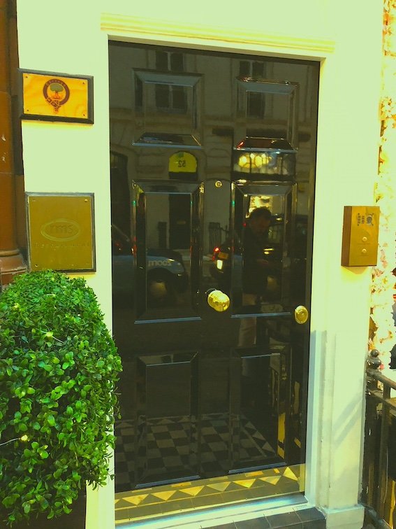 High security doors with high gloss painting installed for a jewellery shop in Mayfair.