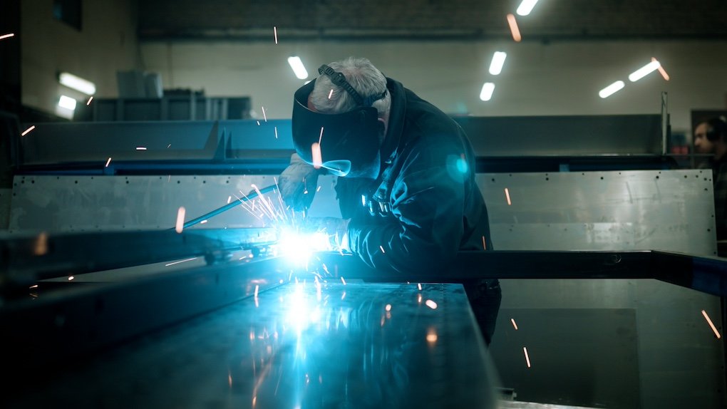 Security-Door-Installation.jpg Security door getting ready for installation in the factory welding sector.