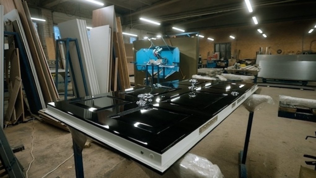Security-Doors-London.jpg Security doors finished assembly and quality check and ready for installation in London.