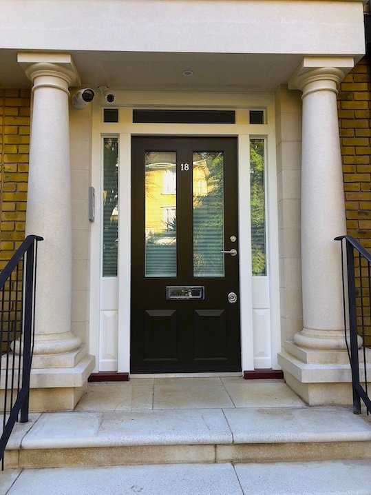 Steel-Security-Doors.jpg Steel security doors in exact replica design installed in Richmond.